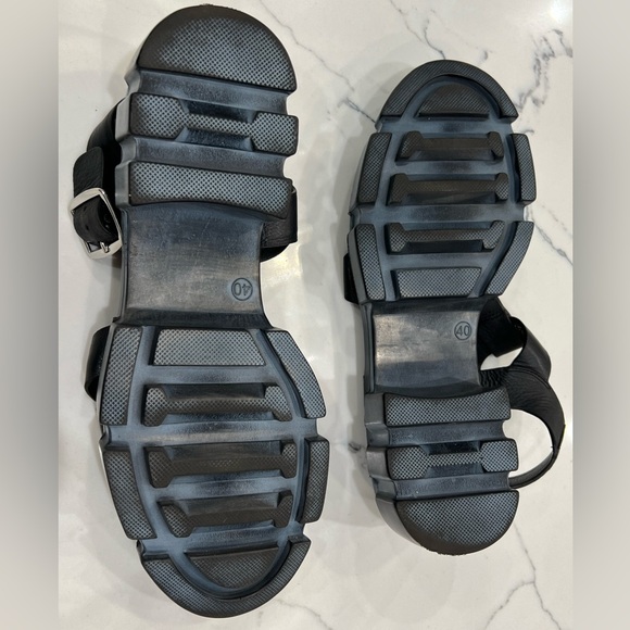 NWOB Free People Brooks Fisherman Gladiator Sandals Black Size 40/ Size 9.5 - Picture 12 of 13